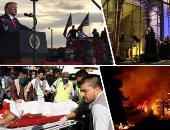 صور العالم هذا الصباح.. ترامب يأمر بإنشاء قوات فضائية في أمريكا.. "بيروت ترنم للأمل" من داخل كنيسة دمرها انفجار المرفأ.. النيران تحرق مخيم موريا للمهاجرين فى اليونان.. نجاة نائب رئيس أفغانستان من تفجير في كابول