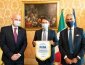 إنفانتينو يلتقى رئيس وزراء إيطاليا فى أول زيارة خارج سويسرا منذ أزمة كورونا