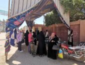كبار السن والسيدات يتوافدون على لجان انتخابات الشيوخ بمحافظة الأقصر (صور)