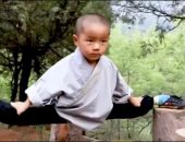 طفل صينى 3 سنوات يمارس الكونج فو بمرونة فائقة.. فيديو وصور