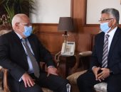 محافظ بورسعيد يستقبل وفد الهيئة العامة للرعاية الصحية.. صور