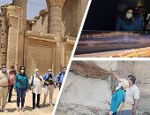 وفد من وزارة السياحة يتفقد الاجراءات الاحترازية بأسوان والمواقع الأثرية 