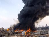 الجيش اللبنانى يستعين بطائرات هليكوبتر عسكرية للسيطرة على حريق مرفأ بيروت