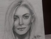 "مريم" من دمنهور تشارك صحافة المواطن عددا من البورتريهات الفنية  