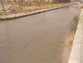  أهالى منطقة حدائق أكتوبر يشكون من كسر ماسورة مياه وغرق الشوارع