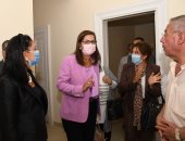 وزيرة التخطيط ورئيسة القومى للمرأة تتفقدان المقر الدائم لمنظمة تنمية المرأة