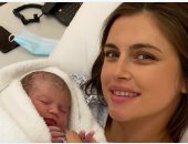 دجيكو مهاجم روما ينشر الصور الأولى لمولودته داليا