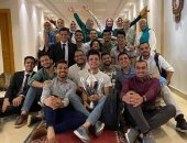 رئيس أكاديمية البحث العلمى يهنئ الفريق الفائز بالمركز الأول بمسابقة إيناكتس