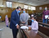 رئيس جامعة سوهاج يتفقد أعمال امتحانات التعليم المفتوح