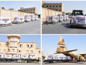 مصر تواصل إرسال أطنان من المساعدات الغذائية للمتضررين من السيول بالسودان