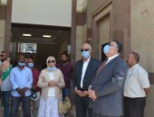 رئيس جامعة الإسكندرية يفتتح مبنى كلية التربية النوعية بمجمع الكليات الجديد بأبيس