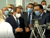 الرئيس السيسي يتفقد الجامعة المصرية اليابانية فى مدينة برج العرب