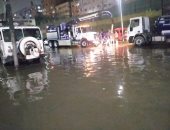 قطع المياه عن بعض المناطق بالقاهرة بسبب كسر فى أحد مواسير الصرف بالأوتوستراد 