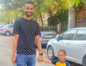عمرو السولية مع ابنته في أول يوم مدرسة: "ربنا يحميكى يا روح بابا".. صور