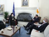 بابا الروم الأرثوذكس يلتقى رئيس جمهورية قبرص 