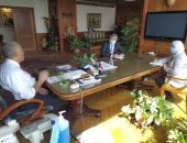 وزير الرى يبحث استعدادات مواجهة السيول والفيضان