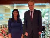 وزيرة التعاون الدولي تبحث مع سفير الاتحاد الأوروبي مجالات التعاون المستقبلية
