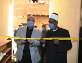 محافظ بنى سويف يفتتح مسجد النور بتزمنت ضمن 5 دور عبادة جديدة.. صور