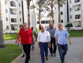 محافظ بورسعيد يتفقد آخر تطورات الأعمال بقرية "بالما" السياحية تمهيدا لافتتاحها
