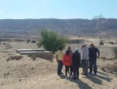 وفد البيئة يعاين موقع المحطة الوسيطة لمنظومة المخلفات الصلبة بأسيوط.. صور