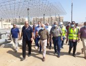 محافظ بورسعيد يتعهد بإنشاء "مول حضارى" بجوار الميناء البرى الجديد.. صور