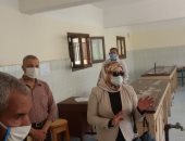 وكيل تعليم بنى سويف تتفقد امتحانات الدور الثانى للدبلومات الفنية