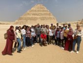 مركز زاهي حواس للمصريات بمكتبة الإسكندرية ينظم زيارة لمنطقة آثار سقارة 