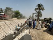 محافظ أسيوط : متابعات مستمرة للمرحلة الأولى من المشروع القومى لتبطين الترع