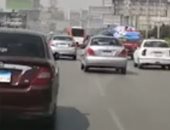 انتظام الحالة المرورية أعلى كوبرى أكتوبر من التحرير حتى المهندسين.. فيديو