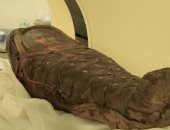 إعادة بناء وجه مومياء طفل مصرى عثر عليها قرب هرم هوارة.. صور