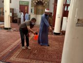 الأوقاف تواصل حملة نظافة وتعقيم المساجد.. وتؤكد: نظافة المساجد وطهارتها طريق إلى الجنة.. صور