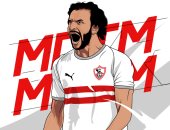 محمود علاء رجل مباراة الزمالك وطنطا بعد قيادته القلعة البيضاء للفوز بثلاثية