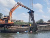 حملة للمسطحات المائية لإزالة الأقفاص السمكية من نهر النيل بكفر الشيخ... فيديو