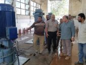 رئيس مصلحة الميكانيكا بالرى يتفقد استعداد المحطات لمواجهة موسم الأمطار والسيول
