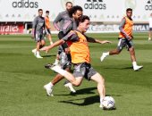 مارسيلو يعود لتدريبات ريال مدريد.. صور