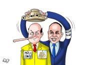 "المتحدة" تصفع إعلام الإخوان بفيديو نزلة السمان.. في كاريكاتير اليوم السابع