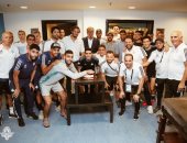 بيراميدز يحتفل بعيد ميلاد الكرواتى تشاتشيتش بعد الفوز على الاتحاد السكندرى