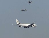 4 مقاتلات حربية ترافق طائرة نقل جثمان الأمير الراحل صباح الأحمد إلى الكويت