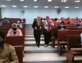 1200 طالب وطالبة يؤدون اختبارات القبول بالمعهد الفنى للتمريض بجامعة القناة