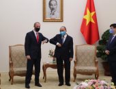 دومينيك راب يلتقى رئيس وزراء فيتنام على هامش اجتماع وزراء خارجية آسيان