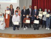 التعليم تكرم الطلاب الفائزين فى المسابقة الفنية للتوعية بمخاطر الهجرة غير الشرعية