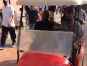 موسيمانى يستكشف الأهلى فى جولة سريعة بـ"عربية الجولف".. فيديو