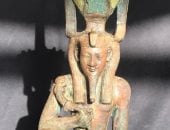 تمثال للإله نفرتوم من البرنز ومطعم بالأحجار الكريمة ضمن آخر اكتشافات سقارة