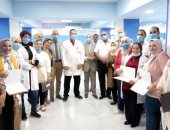 وكيل صحة بالشرقية يكرم الجيش الأبيض بمستشفي القنايات المركزي