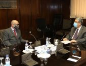 وزير الكهرباء يستقبل سفير قبرص ويوجه بسرعة الانتهاء من الربط الكهربائى مع قبرص