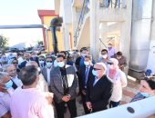 محافظ البحيرة يتفقد محطة معالجة إدكو الرئيسية بتكلفة 500 مليون جنيه