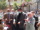 صور ..محافظ البحيرة يفتتح مركز خدمات التموين برشيد بتكلفة مليون جنيه