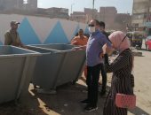 رفع تراكمات القمامة وكنس الأتربة خلال حملة نظافة مكبرة بالمحلة.. صور 