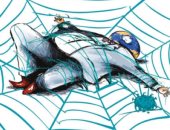 كاريكاتير اليوم.. الأرض لا تستطيع النجاة من كورونا