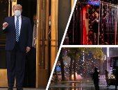 العالم هذا الصباح.. ترامب ينزع الكمامة فور وصوله البيت الأبيض ويدعو لعدم الخوف من كورونا..متظاهرون يحررون رئيس قرغيزستان السابق من سجنه ويسيطرون على مقرات الحكومة.. غرفة زجاجية للغناء بمطاعم كندا سبب كوفيد..صور